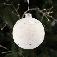 Шар "Сахарная пудра", 8 см. (6017-039)