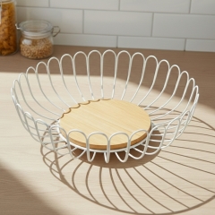 Фруктівниця "Дари Сонця", біла, 28 * 9 см ВРЯТОВАНА ПОЗИЦІЯ (9282-009)