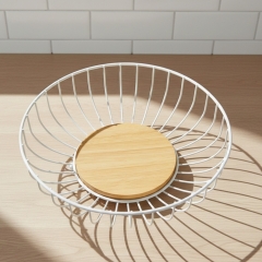 Фруктовница "Фруктовый эдем", белая, 28 * 7 см СПАСЕННАЯ ПОЗИЦИЯ (9282-010)