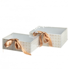 Набор из 2-х коробок "Одри", белый (8517-002)