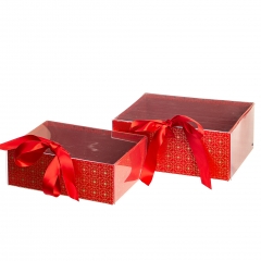 Набор из 2-х коробок "Одри", красный (8517-004)