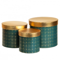 Набор из 3-х коробок "Софи", зеленый (8517-015)