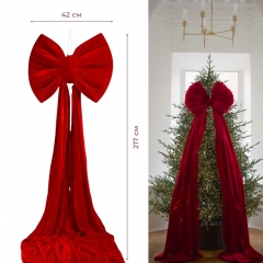 Бант "Червоний оксамит", 217 см (9276-001)