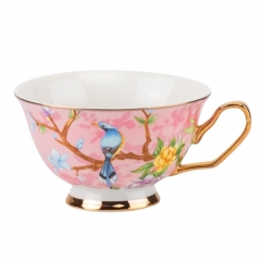 Порцелянова кружка  з блюдцем “Spring Birds”, 200 мл *  Рандомний вибір дизайну (9217-004)