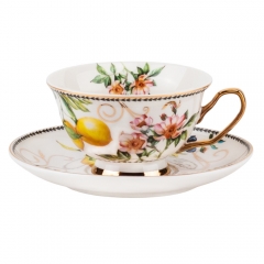 Порцелянова кружка  з блюдцем “Elegant Past”, 200 мл (9217-008)