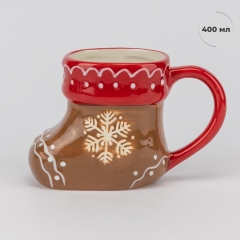 Кружка "Рождественский башмачок", 400 мл (6036-012)