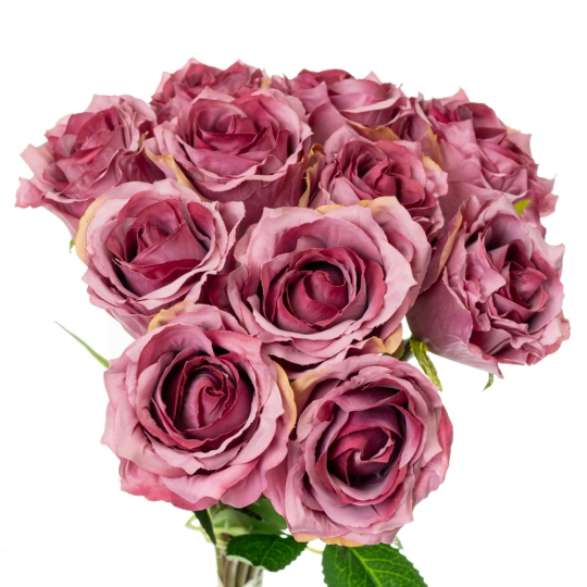 Букет троянд, бузковий (8722-015)