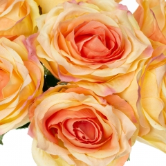 Букет троянд, кремово-рожевий (8722-019)