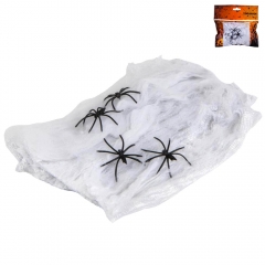 Декор на Хеллоуин "Паутина", белая (9134-006)