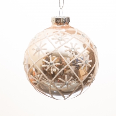 Ялинкова іграшка «Куля» 8см (018NB)