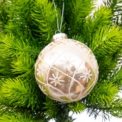 Ялинкова іграшка «Куля» 8см (018NB)