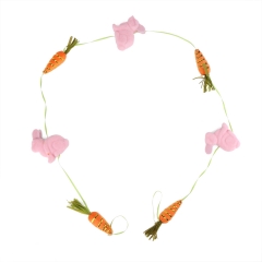 Пасхальная композиция "Кролики с морковками", 165 см (6018-135)