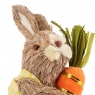 Кролик із морквиною, 14 см (6018-136)