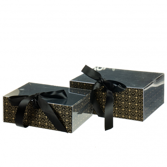 Набір з 2-х коробок "Одрі", чорний (8517-001)