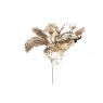 Декоративна гілка "Блиск паєток" золота (6018-040)