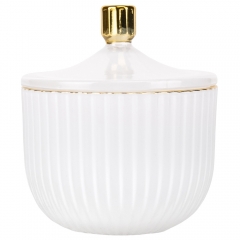 Емкость для хранения "Коффа", белая, 13 см (9157-014)