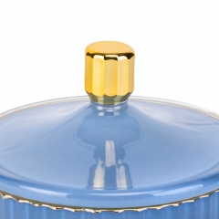 Емкость для хранения "Коффа", синяя, 13 см (9157-016)