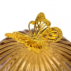 Емкость для хранения "Золотая бабочка", 13 см (9157-026)