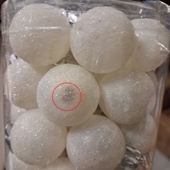 УЦІНКА Набір ялинкових куль "Мить Чудес" (2,5 см * 40 шт,)(Темні плями,на деяких є дірочки) (00BR-6025-033)