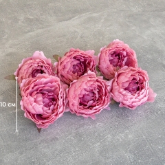 Головка пиона, лиловая, 10 см (9222-058)