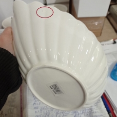 УЦІНКА Піала "Ніжна краса", 28,5*17 см (Наплив фарби,краплинки,тріщина глазурі) (00BR-9201-004)