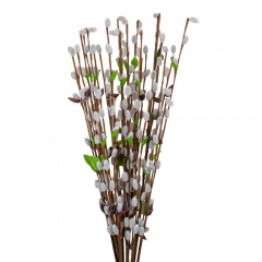 Искусственная ветка ивы "Котики", 65 см (9225-001)
