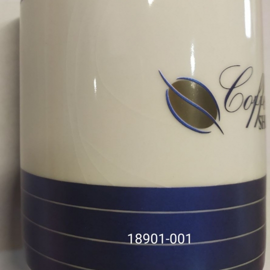 УЦІНКА Кружка "Coffee shop", 300 мл  (тріщини на глазурі, павутинка) (00BR-18901-001)