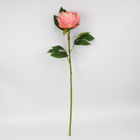 Штучна півонія, кремово-рожева, 70 см (2026-019/dk.pink) Штучна півонія, кремово-рожева, 70 см (2026-019/dk.pink)