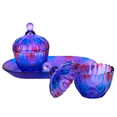 Набор из 2 емкостей для хранения "Лазурит", 13 см (00BR-9113-016)