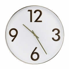 Часы "Элегия", бело-золотые, 40 см (2016-036)