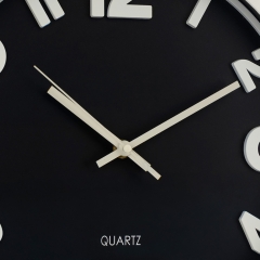 Часы "Тон", черно-бежевые, 30 см (2016-037)