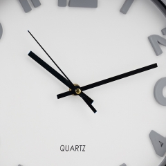 Часы "Рельефар", бело-серые, 30 см (2016-038)