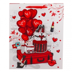 Подарочный пакет "Любовь в деталях", 26*32 см * Рандомный выбор дизайна (9209-002)