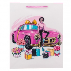 Подарочный пакет "Энергия стиля", 26*32 см * Рандомный выбор дизайна (9209-011)