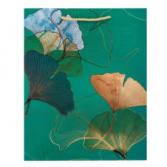 Подарочный пакет "Золотое гинкго", 26*32 см * Рандомный выбор дизайна (9209-012)