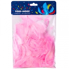 Декоративные перья, рожеве (9094-010)