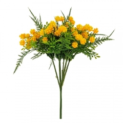 Штучний букет з 6 гілочок (23 см) (025FL/yellow)