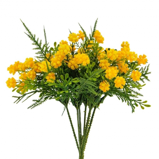Штучний букет (23 см) (025FL/yellow)
