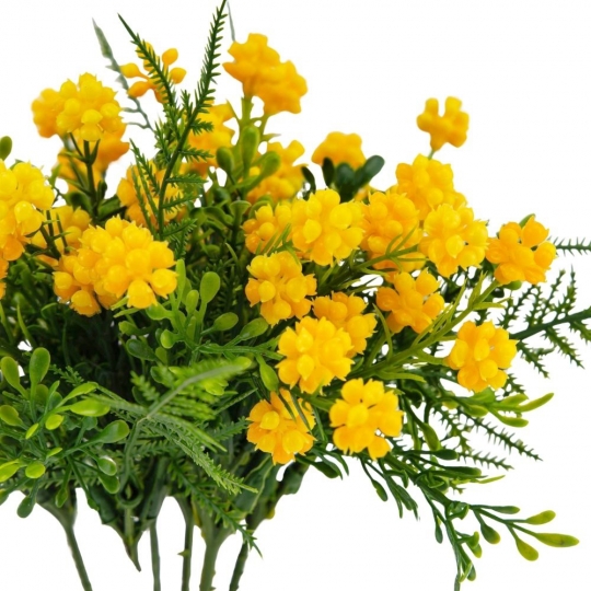 Штучний букет (23 см) (025FL/yellow)