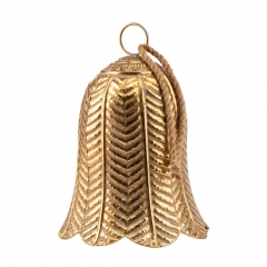 Металлический колокольчик, золотой, 39 см (6033-002)