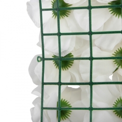 Искусственный фитомодуль из цветов "Белые розы", 40*60 см (9091-002)