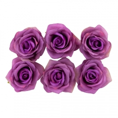 Головка розы, сиреневая, 8 см (8503-007/2)