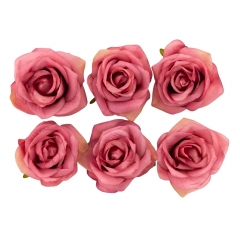 Головка розы, темно-розовая, 8 см (8503-007/3)