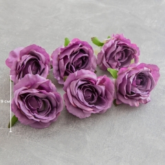 Головка розы, темно-сиреневая, 9 см (8503-008/3)