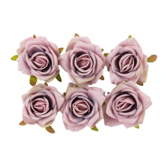 Головка розы, сиреневая, 6 см (8503-009/2)