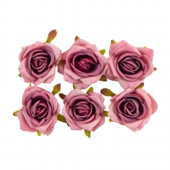 Головка розы, темно-розовая, 6 см (8503-009/3)
