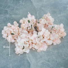 Головка гортензії, персикова, 13 см (8504-001/2)