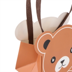 Коробка для цветов "Медвежонок" 14,51017, коричневая (8916-010-1)