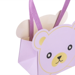 Коробка для цветов "Медвежонок" 14,51017, лавандовая (8916-010-4)