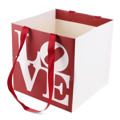 Пакет для цветов "Для любимой" 28*28*28 (8916-012)